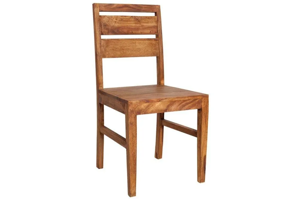 Esszimmerstuhl Sheesham Handarbeit 45 cm in Natur Sonderaktion
