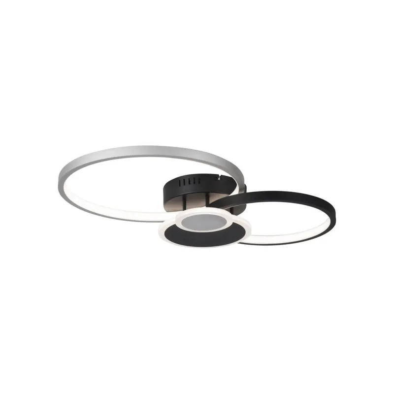 LED Deckenlampe Schwarz Aluminium Metall L:58 cm 26 W Angebot