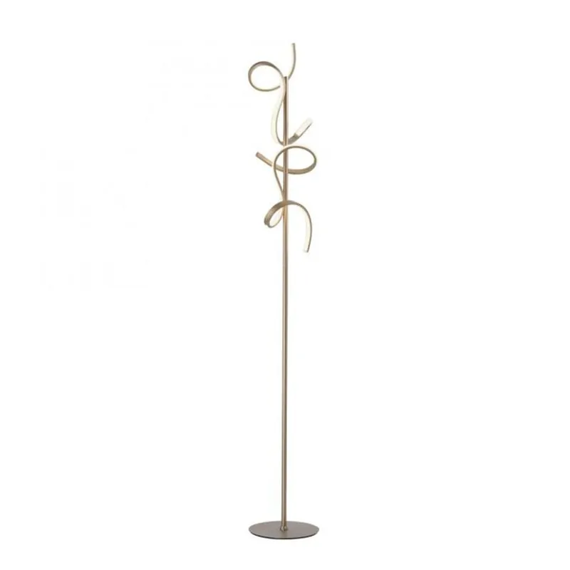 Neu Im Sortiment Dimmbare LED Stehleuchte 11 W 156 cm in Messing matt