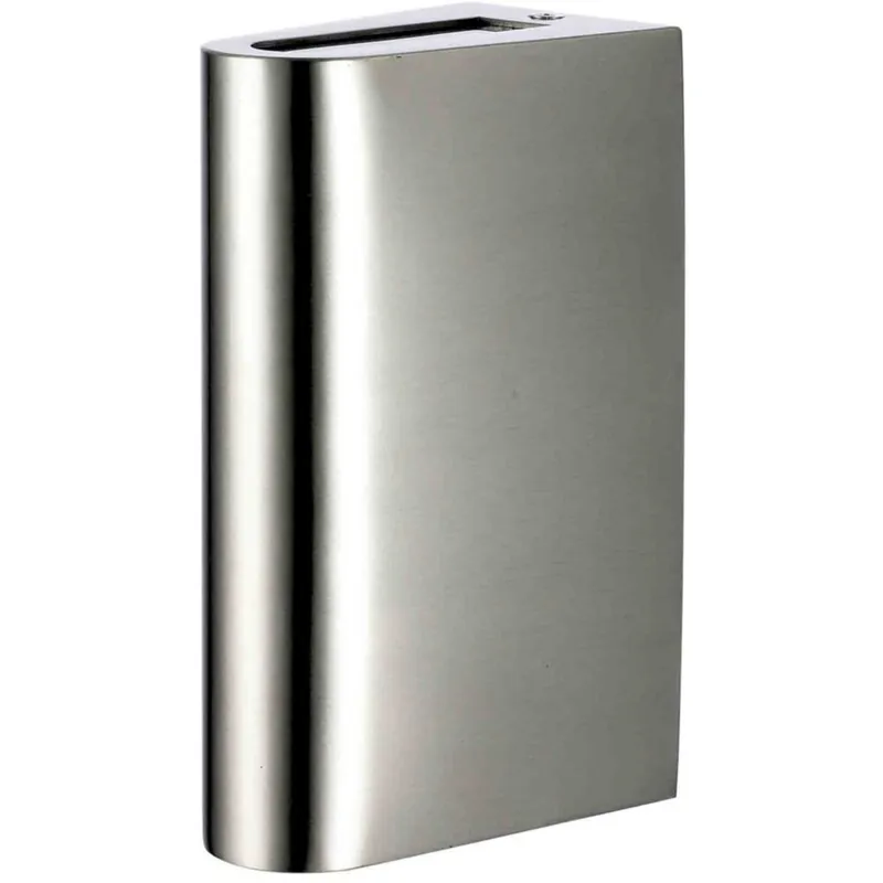 Schnäppchen LED Außenwandlampe Up Down H:20 cm IP44 3000 K Silber