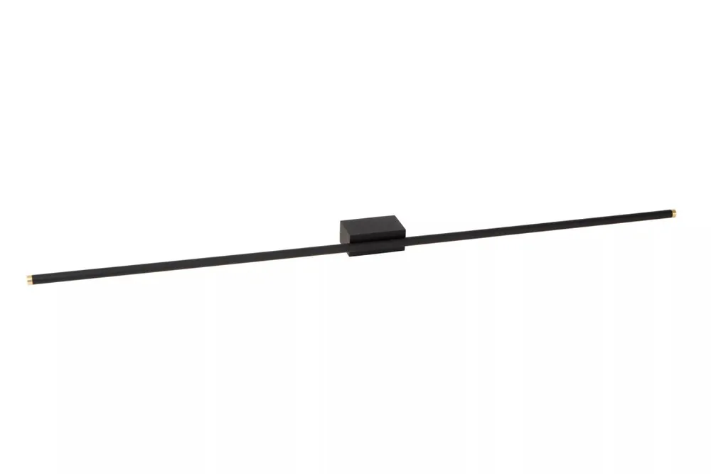 Must-Have LED Wandlampe dimmbar Schwarz Gold B:97 cm 2700-4000 K