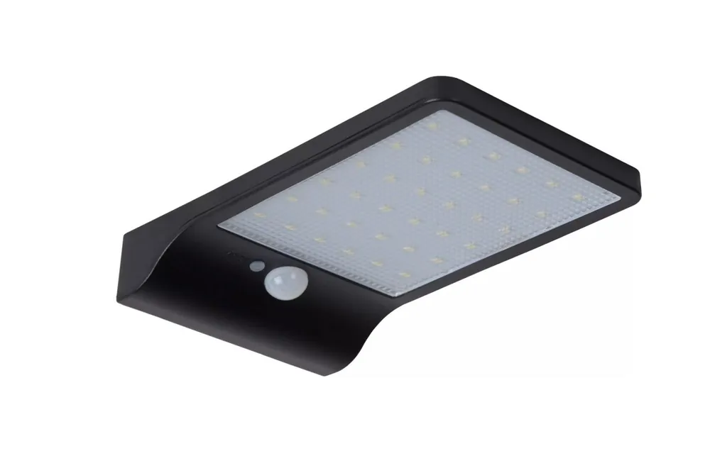 Sonderangebot LED Solar Wandleuchte mit Bewegungsmelder Schwarz IP44