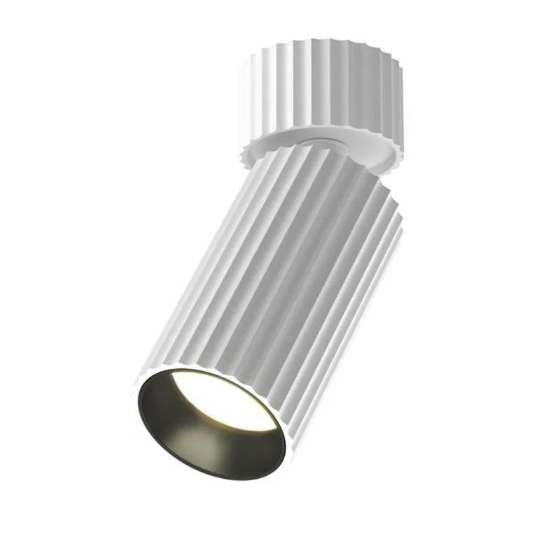 Angebot Deckenspot flexibel Aluminium Weiß L:10 cm GU10