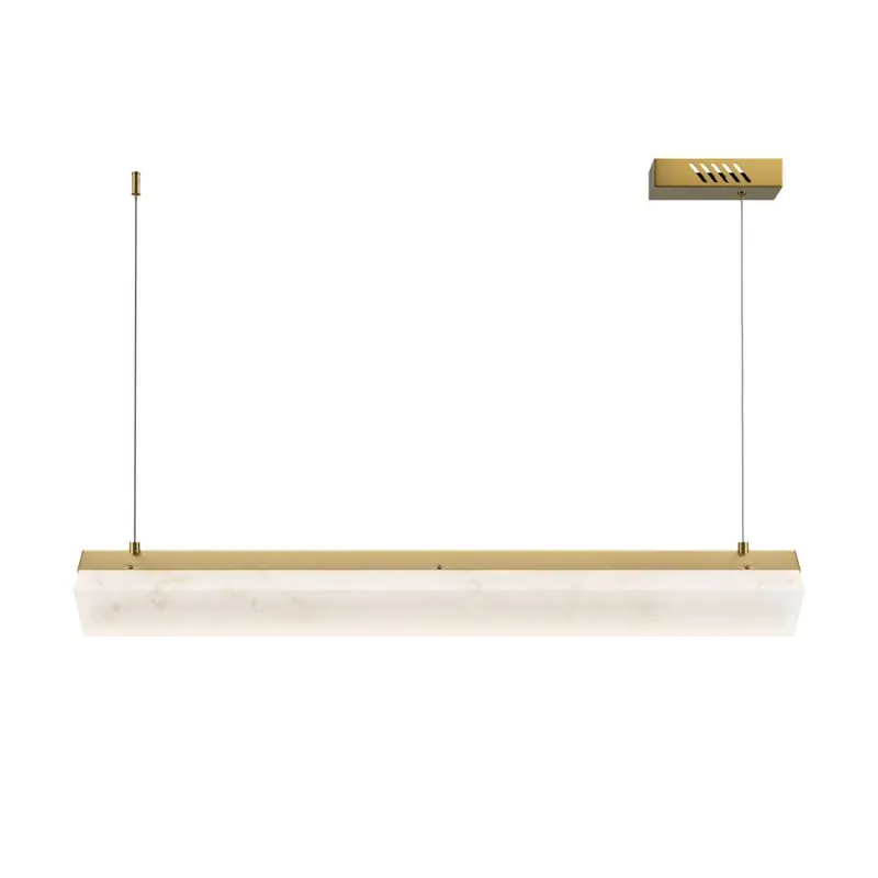 LED Pendelleuchte in Messing Stein Metall 100 cm 3000 K Sofort Bestellen