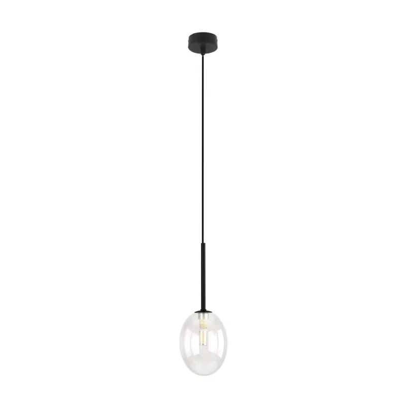 Pendelleuchte Glas Transparent B:10 cm G9 stilvoll Sichere Zahlung