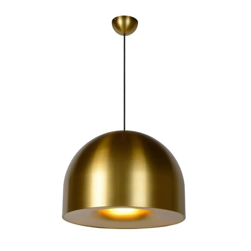 Angebot Runde Hängelampe Metall Messing E27 Ø50 cm modern