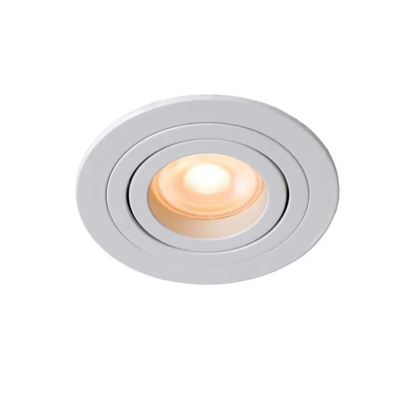 Sichere Zahlung Einbauspot Aluminium Weiß GU10 Ø9 cm modern edel