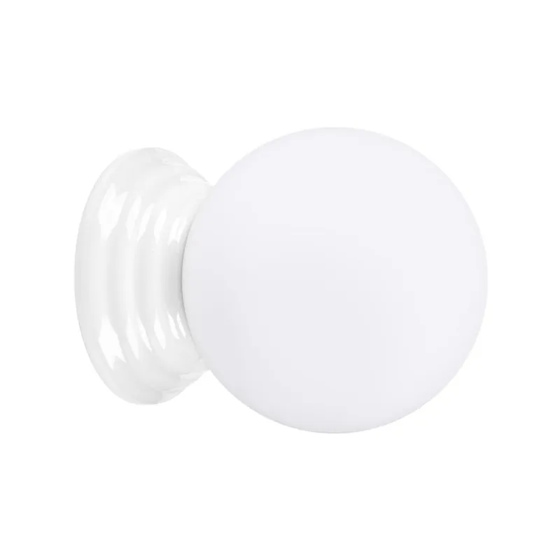 Geprüft Wandleuchte Keramik Glas G9 IP44 T:16 cm blendarm