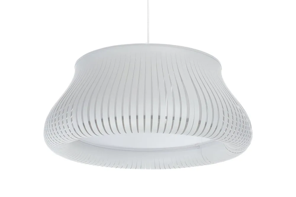 Runde Hängelampe Weiß E27 Ø30 cm blendarm gemütlich Neue Kollektion