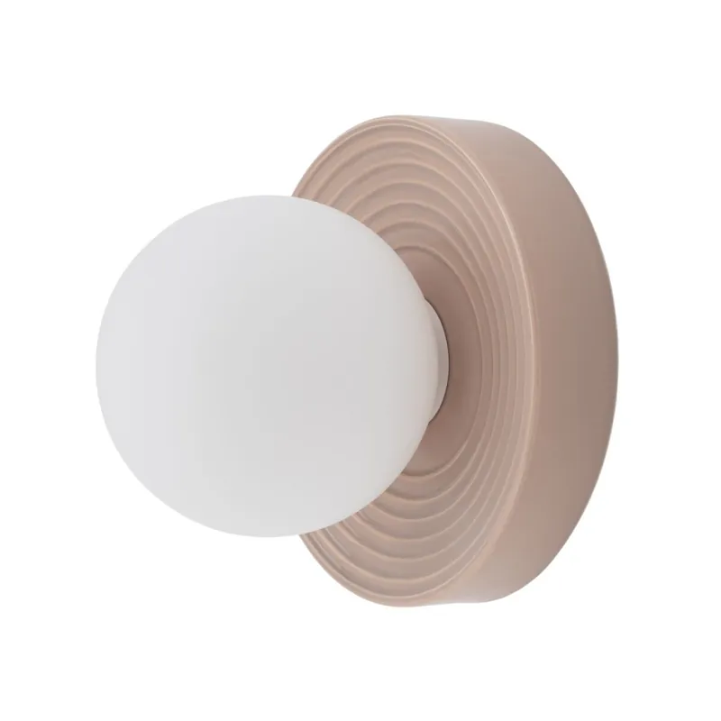 Wandlampe Keramik Grau Glas G9 B:22 cm blendarm Modern Sofort Bestellen
