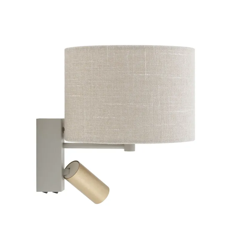 Preis Gesenkt Wandlampe Gold Creme flexibel GU10 E27 B:23 cm Schalter