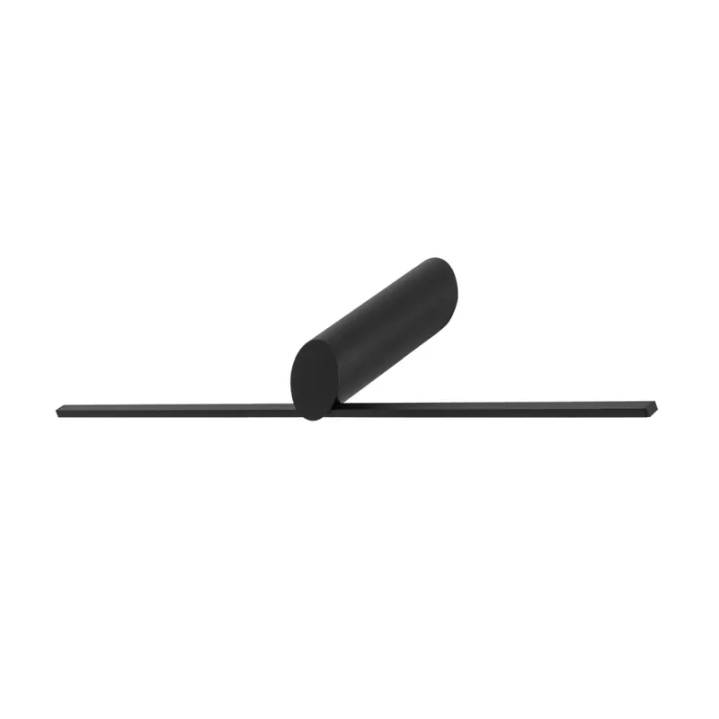 Ausverkauf LED Bilderlampe Schwarz Alu 3000 K L:66 cm Spiegellicht