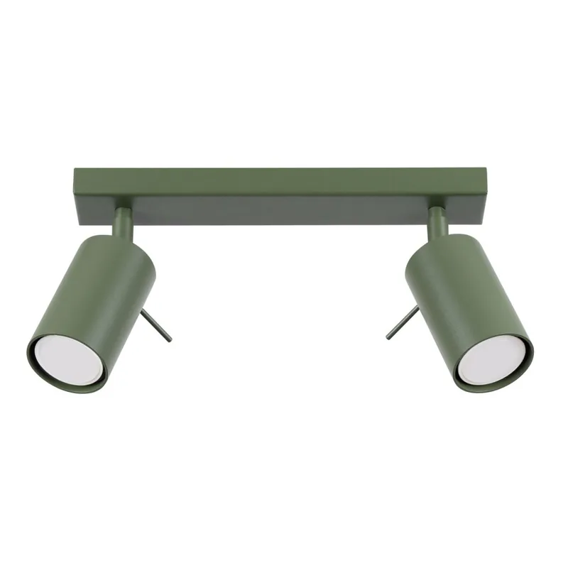 Top-Seller Deckenstrahler Olivgrün GU10 flexibel 30 cm 2-flammig