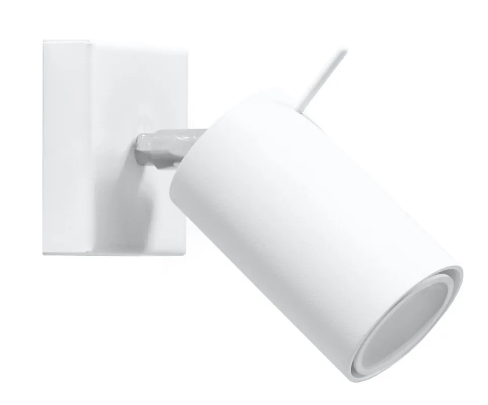 Wandstrahler flexibel Weiß GU10 H:8 cm beweglich Saisonangebot