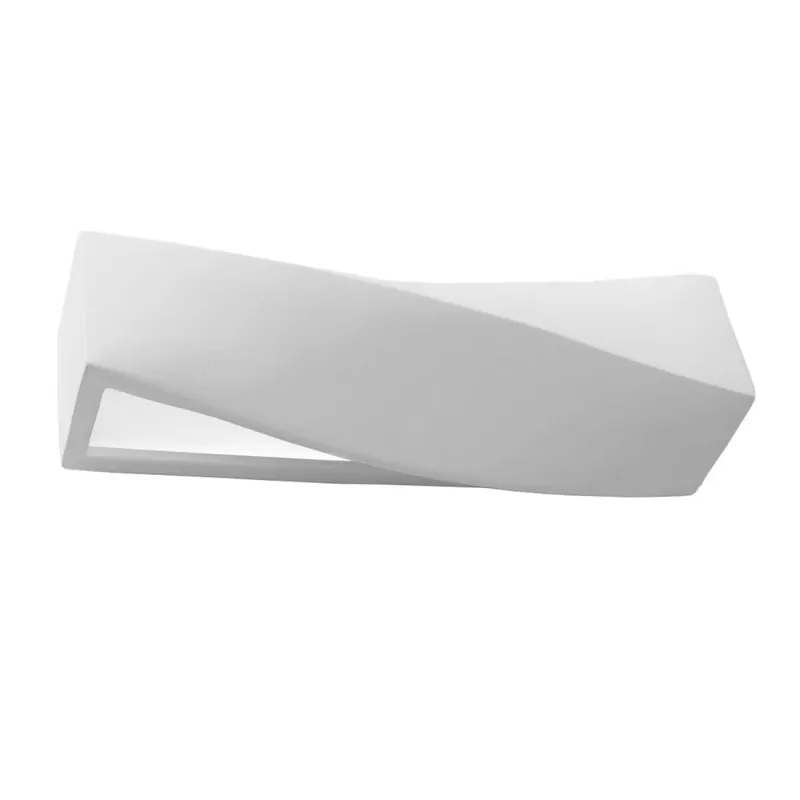 Preis Gesenkt Wandleuchte Up Down Keramik Weiß E27 L:42 cm wohnlich