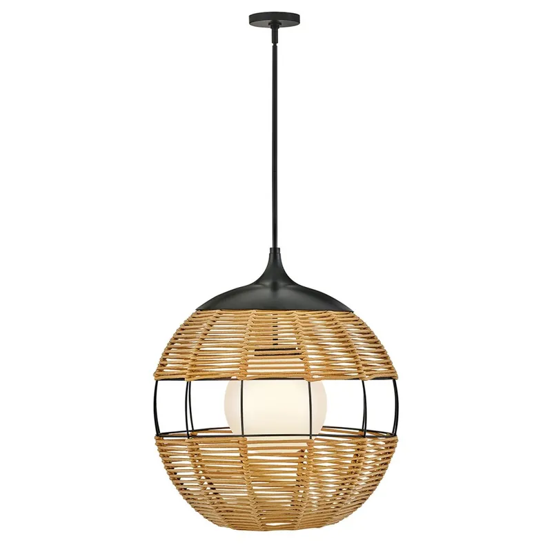 Außenlampe rund Ø 61 cm Doppel Kugelschirm IP44 Modern Geprüft
