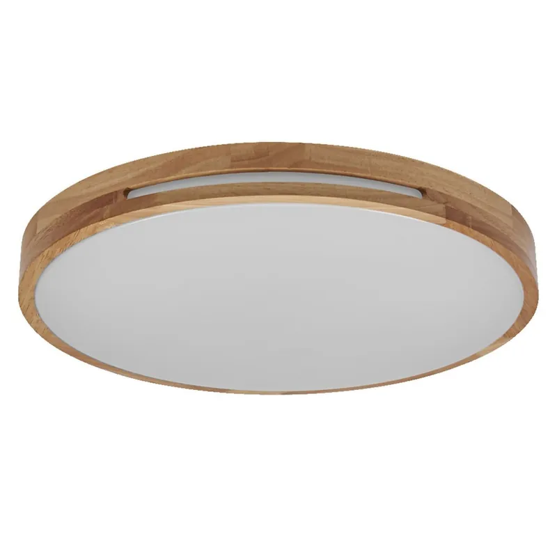 Finale Aktion LED Deckenleuchte Click-DIM Holz 3000K Ø39cm OSRAM