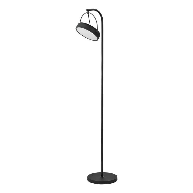 LED Stehleuchte verstellbar Schwarz Stahl 3000 K OSRAM Solange Der Vorrat Reicht