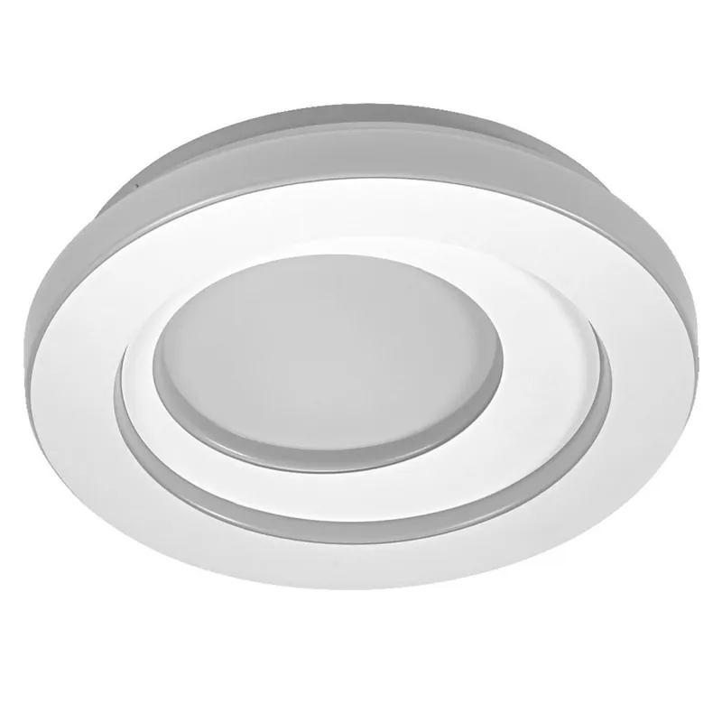 LED Deckenleuchte Weiß Metall 3000K Ø39cm rund OSRAM Preis Gesenkt