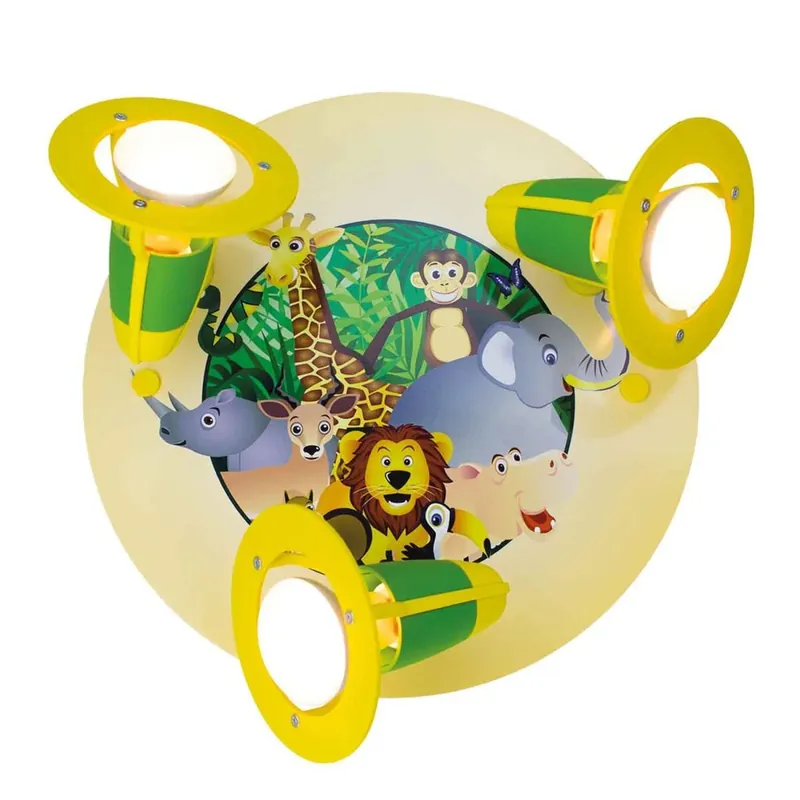 Deckenlampe Kinderzimmer Ø 29 cm rund Tiere schwenkbar E14 Sofort Bestellen