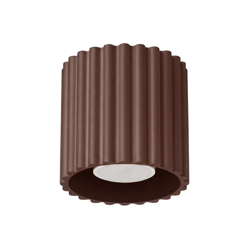 Direktkauf Deckenlampe Aluminium Braun GU10 Ø10 cm modern