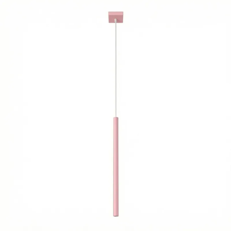 Letzte Chance Pendelleuchte Stahl Rosa G9 Ø3,5 cm modern rund