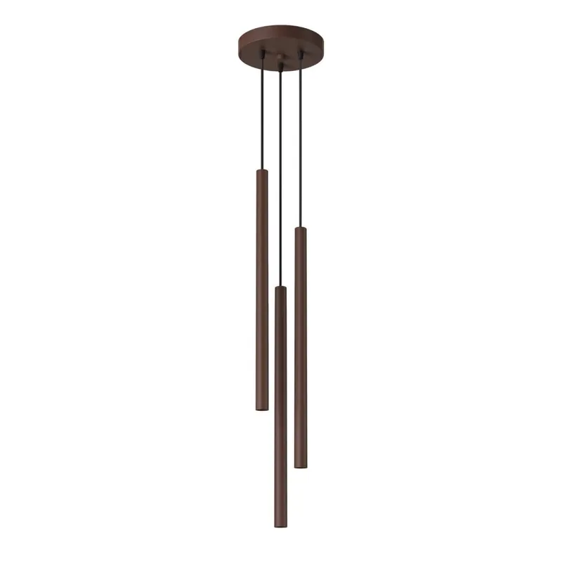 Rabatt Pendelleuchte Stahl Braun G9 Ø19,5 cm modern rund