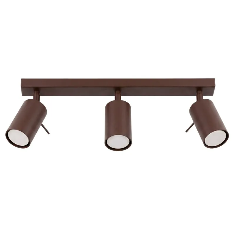 Billig Deckenstrahler flexibel 3-flammig Stahl GU10 L:45 cm