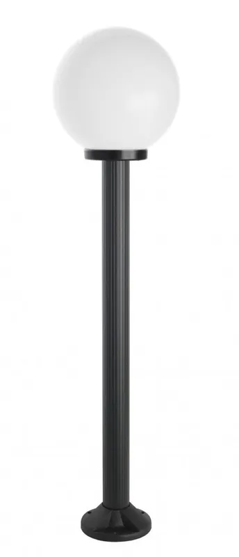 Direktkauf Wegeleuchte Stahl Schwarz Weiß E27 IP43 H:125 cm