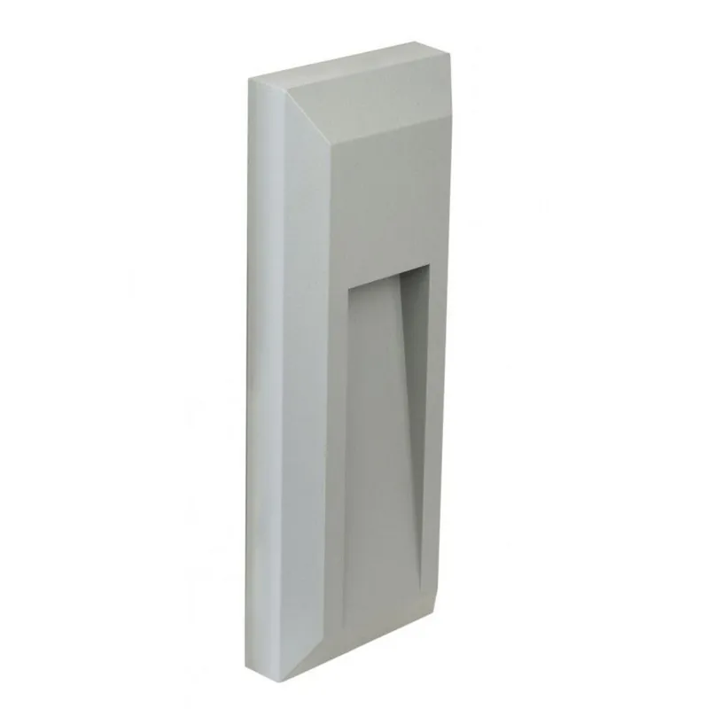Billig LED Wand-Einbauspot Grau 2700/4500/6000 K IP65 H:23 cm