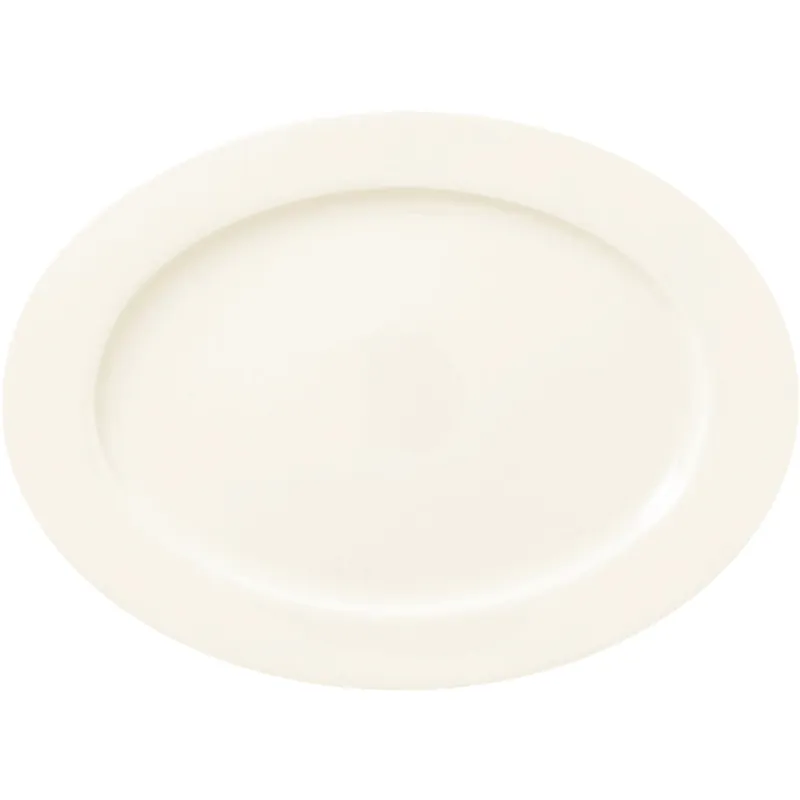Teller oval tief 348 x 254 mm Ivoris weiß Core Angebot