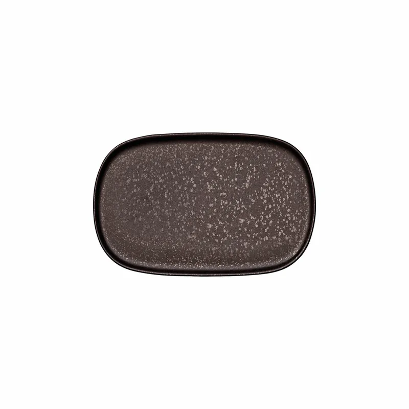 Coupe-Platte flach 170 x 110 mm braun Nivo Mokka Abverkauf
