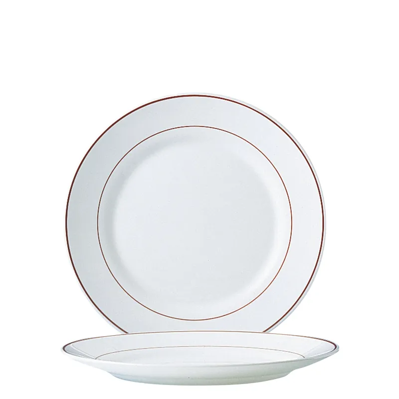 Teller flach 235 mm bordeaux Beliebt