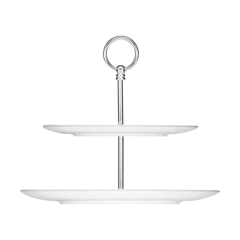 Etagere + Coupteller flach 2-fach 261 x 261 x 255 mm Begrenztes Angebot