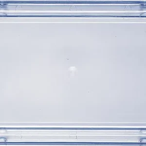 Deckel rechteckig / sehr hoch 196 x 133 mm blau-transparent Neu Im Sortiment