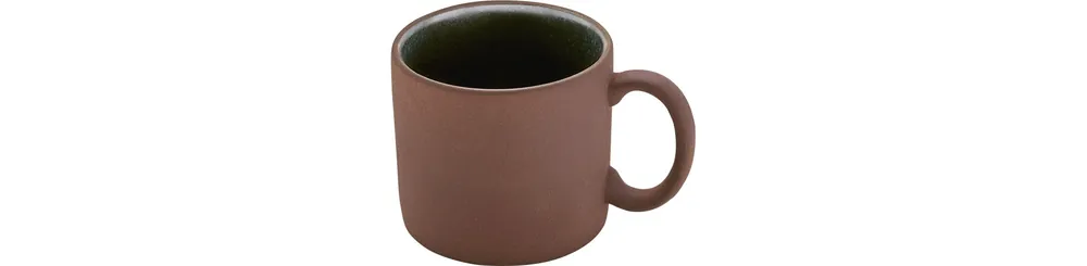 Tasse m. Henkel 80 mm / 0,20 l braun/schwarz 2in1 Sofort Bestellen