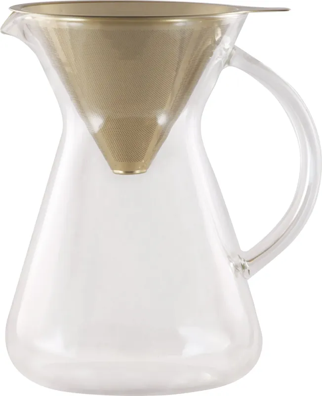Slow Coffee Maker 120 mm / 0,60 l gold Flow & Serve Aktuell