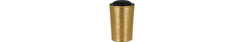 Pfefferstreuer 45 mm schwarz / gold Preisreduziert