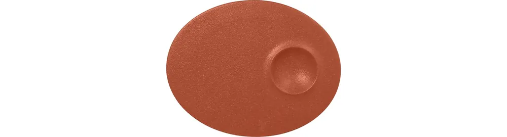 Preisreduziert Teller oval 180 x 110 mm terra Neofusion