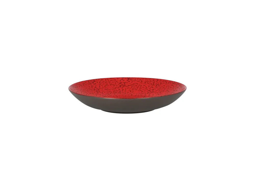 Coupteller tief 230 mm rot Echt