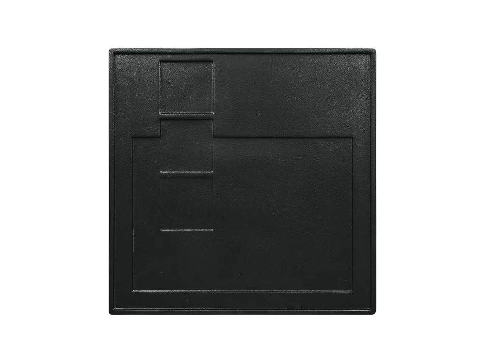 Platte quadratisch Kemuri 300 x 300 mm schwarz Garantierte Lieferung