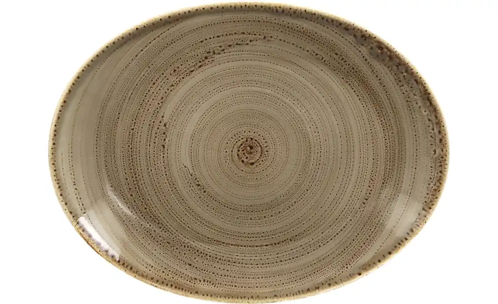 Sichere Zahlung Platte oval 360 x 270 mm alga