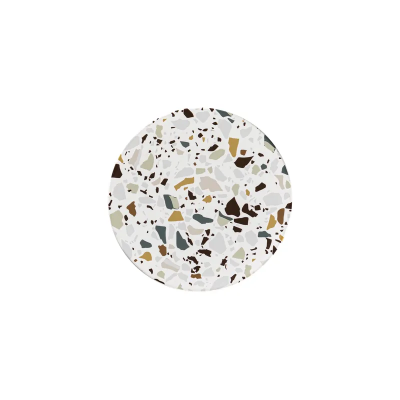 Teller flach rund 187 mm multicolour Kerrazzo Top-Seller