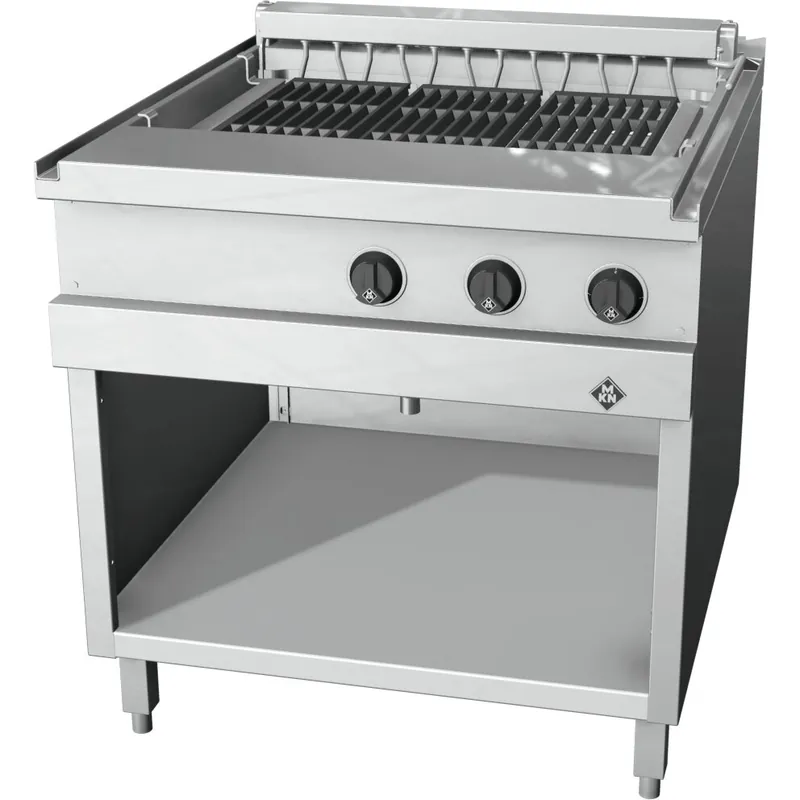 Abverkauf Elektro-Infra-Grill 2 / 2 Heizzonen / Optima 850 / Grillfäche 580 x 470 mm