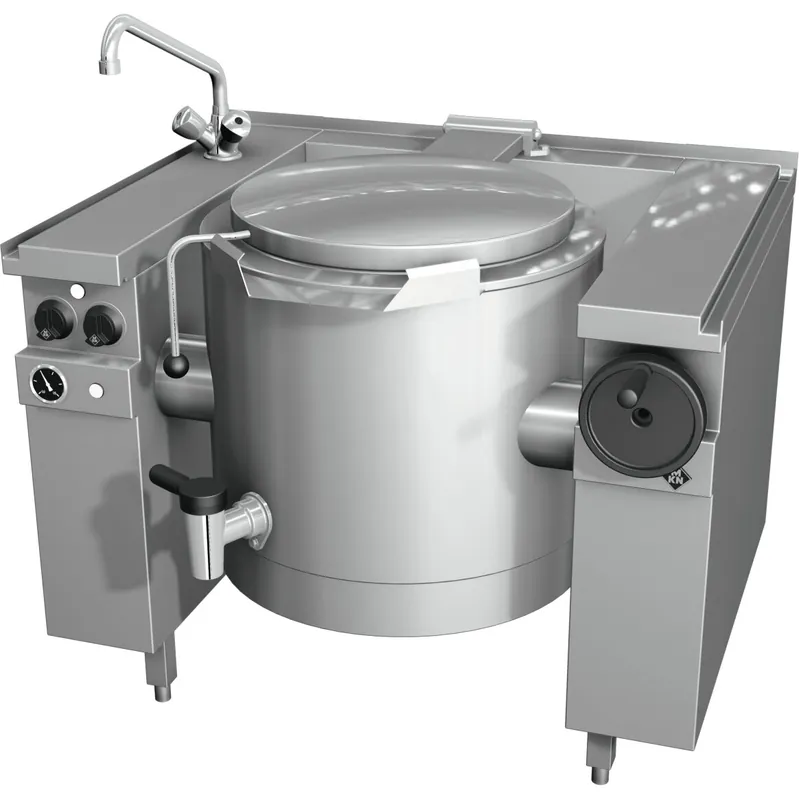 Neu Elektro-Kipp-Schnellkochkessel 60,00 l Handkippung Vapro 1100 x 850 x 700 mm