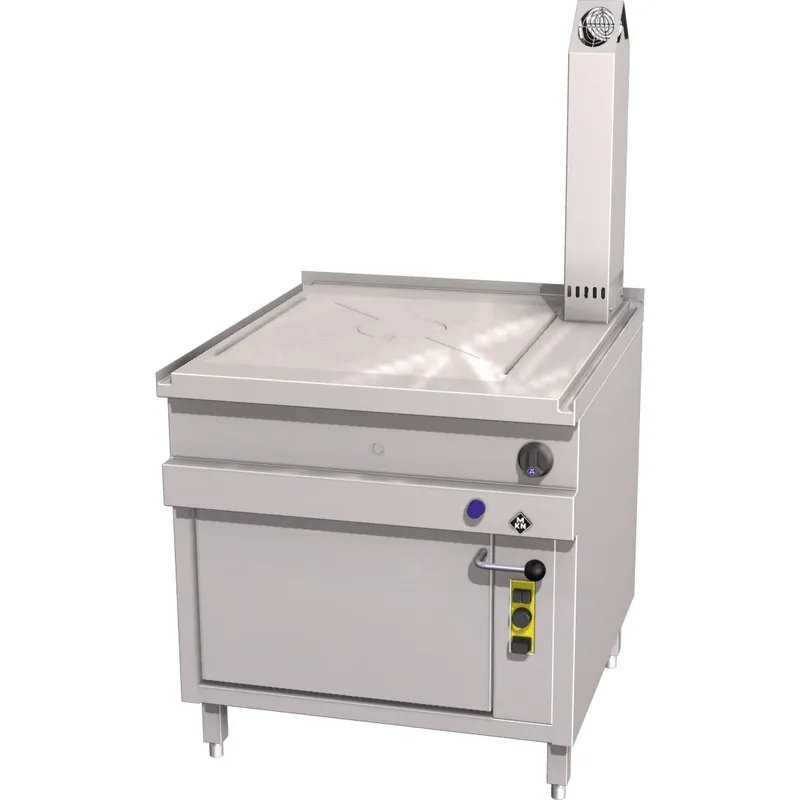 Gas-Glühplattenherd mit Gasbackofen GN 2/1 / Optima 850 Aktuell