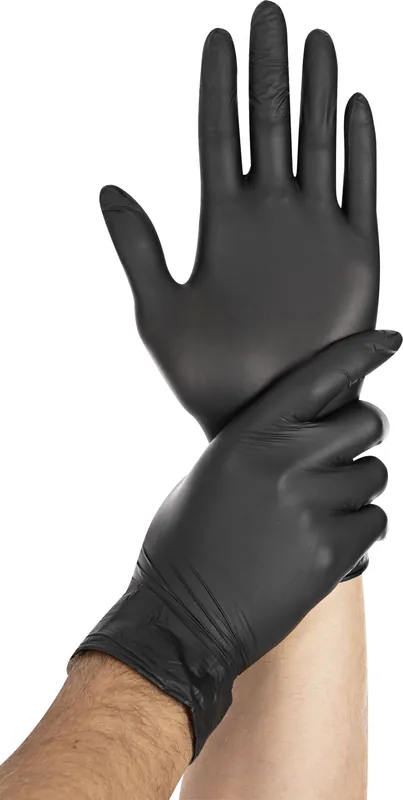Nitrilhandschuhe, schwarz Gr. 10/XL Preiswert