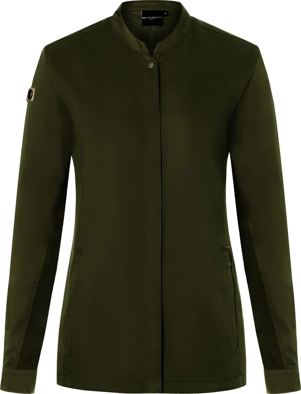 Preisknaller Kochjacke Damen "Green-Generation", moos grün Größe 42
