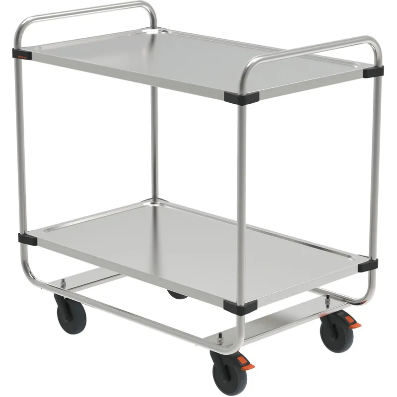 Neue Kollektion Servierwagen 2 Borden 1000 x 600 mm / Tragkraft 160 kg / 1035 x 635 x 1043 mm