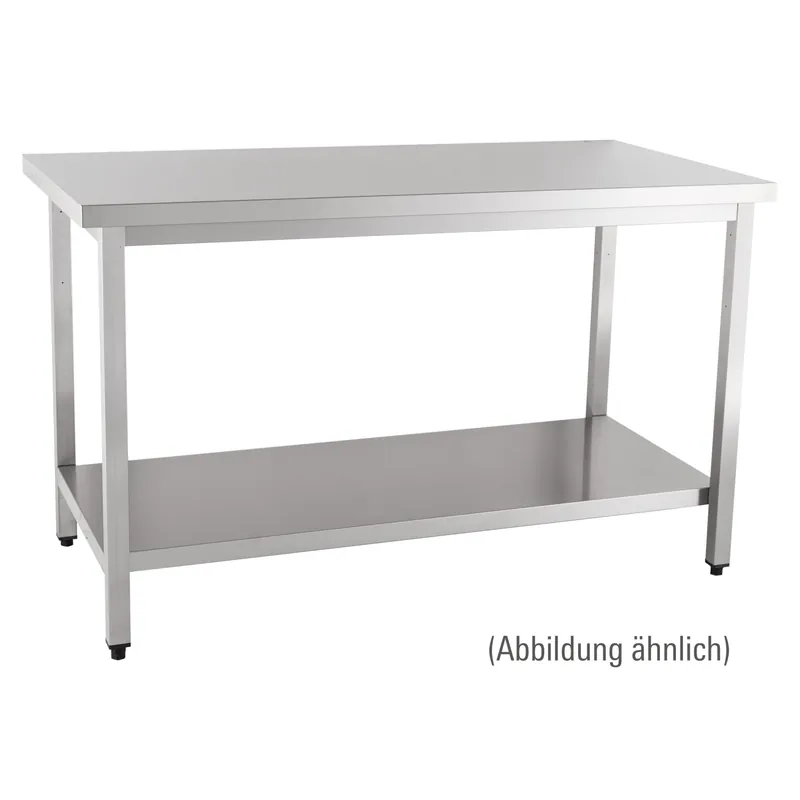 Arbeitstisch zur Selbstmontage mit Boden ohne Aufkantung 1000 x 700 x 850 mm Schnäppchen